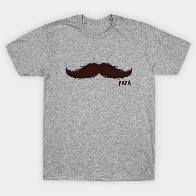 Mustache Dad Papa T-Shirt by Hello Sunshine